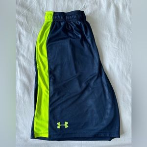 Under Armour navy shorts in size Medium!